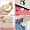 ITXIYC Compact Mirror for Purse,Mini Travel Mirror Double-Sided 1X/2X Magnifying