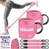 Resistance Bands Set with Ankle Straps, Glutes Workout Equipment, Ankle