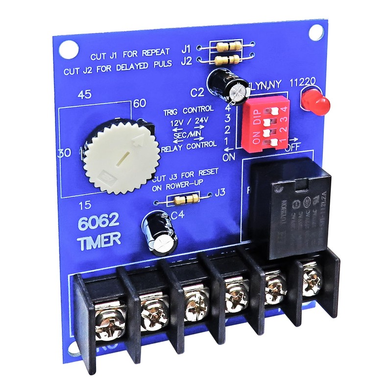 6062 Multi-Function Timer (Compatible with Altronix Systems) – 12/24VDC Selectable,