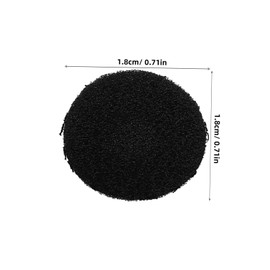 SHOWERORO 100pcs Earbud Replacement Tips Soft Sponge Eartips for Ear Earbuds Comfortable Earphone Caps in Black White Versatile Compatibility Stylish Design