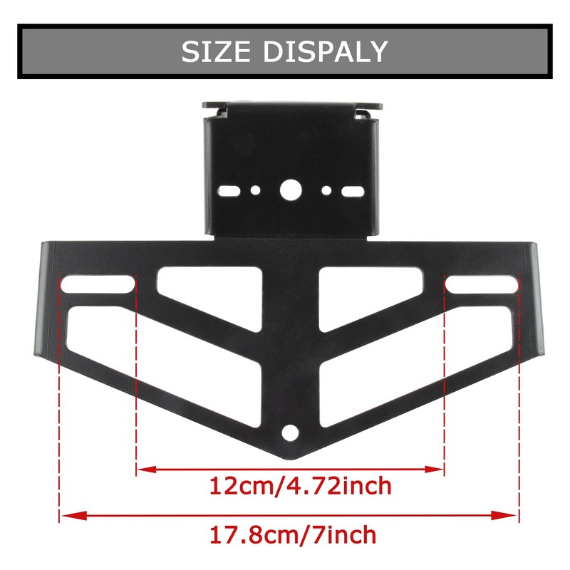 PSLER Mudguard Eliminator License Plate Bracket for Ninja 650 Z650