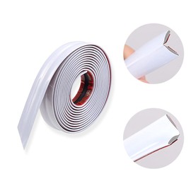 20 Ft Flexible Molding Trim,Ceiling Molding Peel and Stick,Corner Guards Wall Trim,Self Adhesive Caulk Strip for Living Room, Bedroom, Kitchen, Bathroom (White)