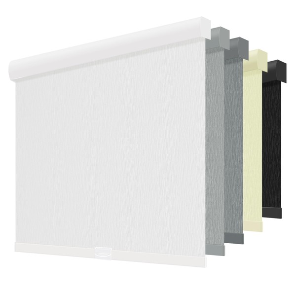 ChrisDowa Cordless Blackout Roller Shades for Windows, Striped Free-Stop Window