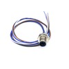 M12 4Pin Male Connector Cable,A Coded Straight Back Mount Cable