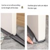 Vilemoon 2Pack Door Draft Stopper with Felt Cloth Reduce Noise,