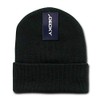 DECKY Acrylic Knit Cap, Black
