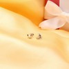 BERRICLE Sterling Silver Crescent Moon Fashion Stud Earrings for Women,