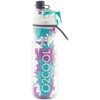 O2COOL Mist 'N Sip Misting Water Bottle 2-in-1 Mist And