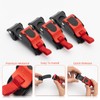 RMISODO 4 Pieces Motorcycle Helmet Buckles Clip Plastic Motor Bike