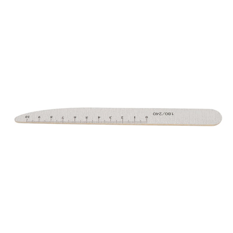 50pcs Washable Reusable Nail File with Scale Professional Home Salon