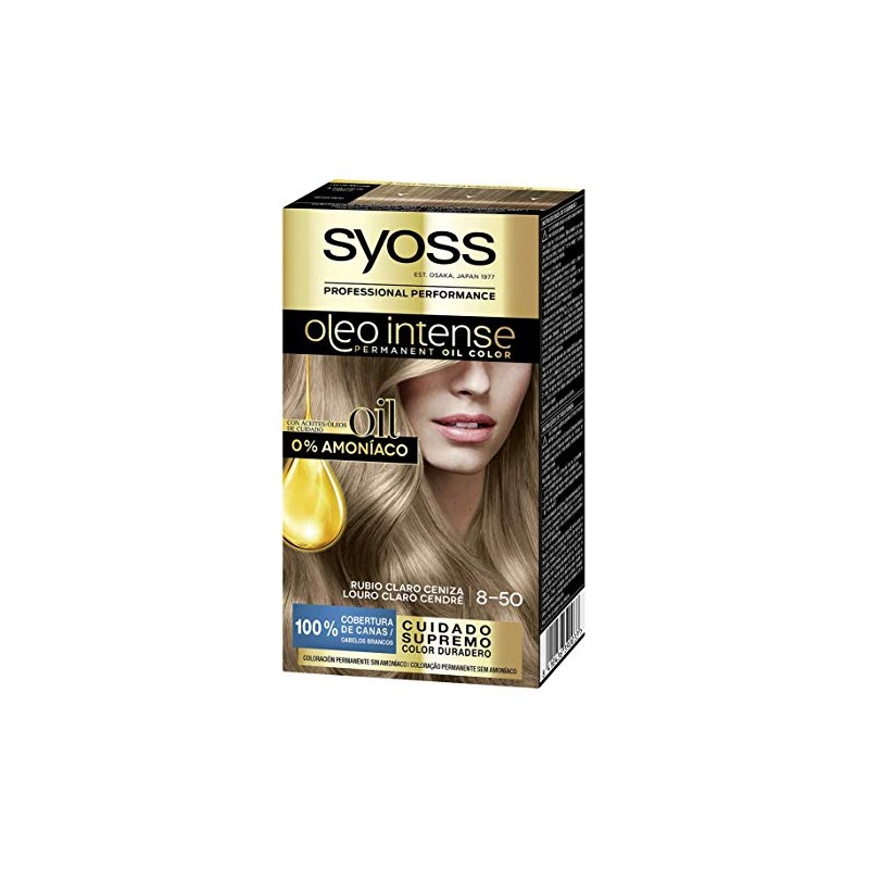 Syoss Oleo Intense 8-50 Rubio Ceniza Es