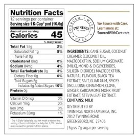 Twinings Chai Latte Black Tea K-Cups for Keueig - 12 count