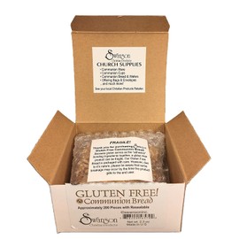 Baked Gluten Free Communion Bread - Square Shape (Pack of 200)