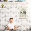NQDWX Little Man Cave Banner Boys Room Wall Decor,Canvas Hanging