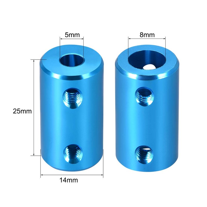 sourcing map 2 Pieces 5 mm to 8 mm Bore