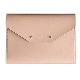 Modern Design PU Leather Padfolio, A5 Size Writing Portfolio Includes Writing Pad, Pen Holder, Card & ID Slots, Extra Pockets, Carry Case Pad Holder, 7”X9” (Pink)