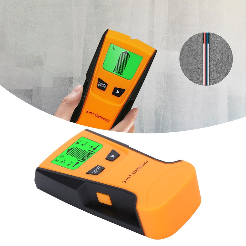 3 in 1 Wood Studs Wall Scanner Finder LCD Backlight