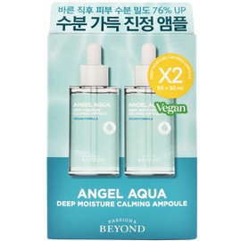 Beyond Angel Aqua Moisture-filled soothing ampoule 50ml (2 pieces) Latest vegan ampoule product / 비욘드 엔젤아쿠아 수분 가득 진정 앰플 50ml 2개 비건 앰플 최신상