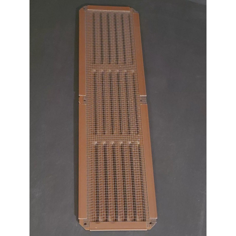 Lomanco 16" X 4" BROWN Under Eave Cornice Vent WITH