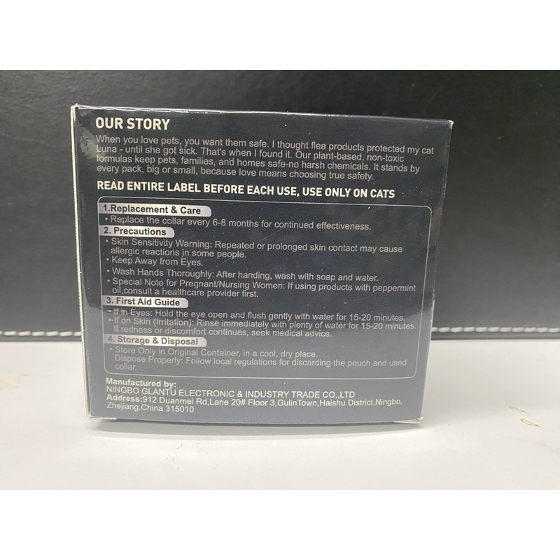 Flea and Tick Collar for Cats, 4 Pack Cat Flea