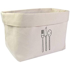 Large 'Cutlery Set' Canvas Organiser/Storage Bag (OR00000739)