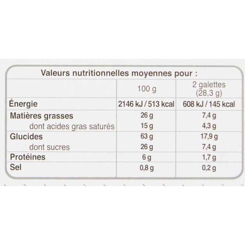 Bonne Maman French butter galettes 170 g