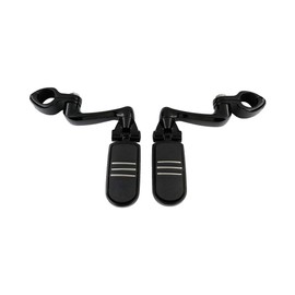 TCMT Long Adjustable 1.25" Engine Guard Streamliner Highway Footpeg Rest Mount Fit For Harley Touring Road King Street Glide Road Glide Electra Glide Softail Sportster Dyna with 1.25" Engine Guards