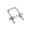 uxcell Square U-Bolts 1-3/8"(35mm) Inner Width 80mm Length Carbon Steel