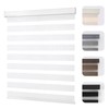 Joydeco Cordless Zebra Blinds for Windows, Dual Layer Light Control