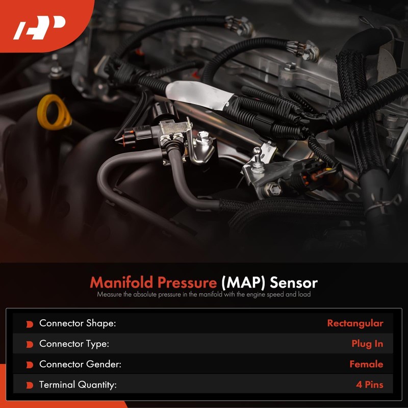 Sensor de presión absoluta A-Premium compatible con Ford Escape 05-17