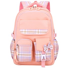 Maeau Kids' Backpack, Kids' Bag, For Kids, Girls, Juniors, A4 Compatible, Large Capacity, Cute, Elementary School Students, School Commutes, Excursions, Travel, Outdoors, Gift, Pink