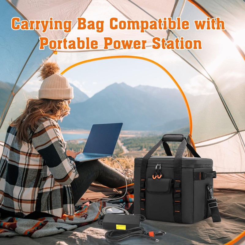 Trunab Moisture-proof Carrying Case Compatible with Jackery Explorer 1000/1000 v2/