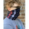 Unbranded Red Stripe American Flag Seamless Neck Tube/Face mask