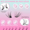 Kit Pestañas Postizas 280 Diy Extensiones 30d 40d 10~14mm