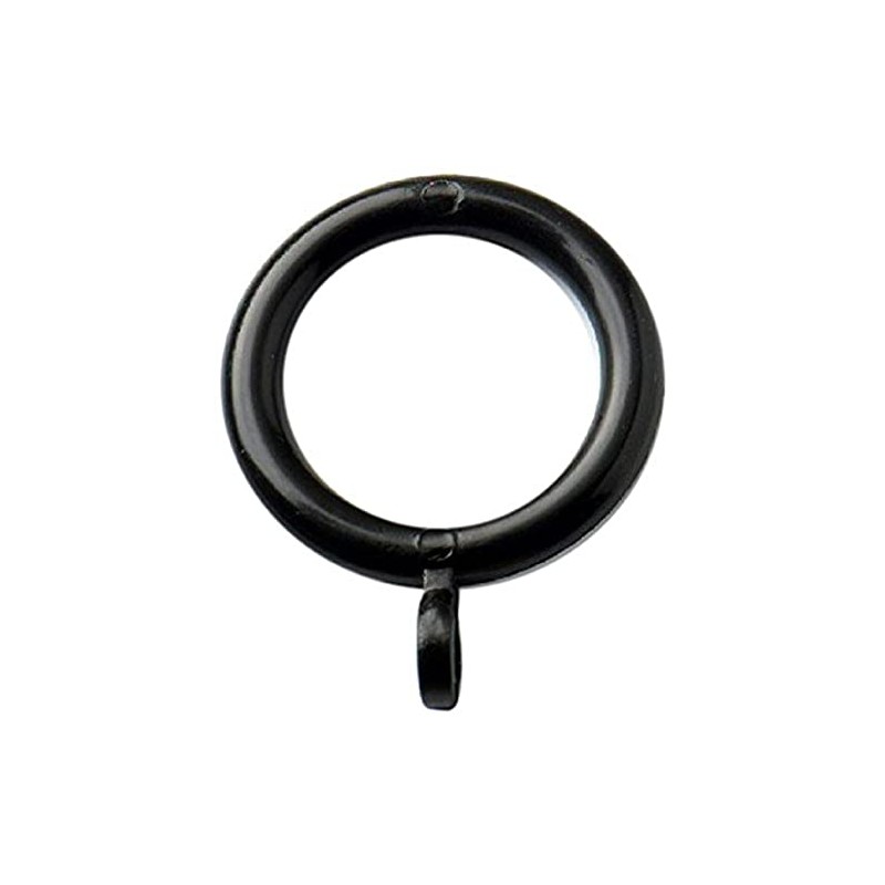Merriway BH03177 (8 Pcs) Plastic Curtain Drapery Pole Rod Rings