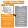 Zookpr 116791 Mounting Plates Replacement for IKEA Bed Frame Brackets