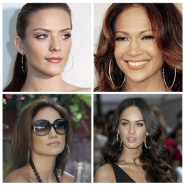 18MM Sterling Silver Polished Round Tube Creole Hoop Earrings with Snapdown Posts for Women/Teenagers/Girls - 925 Sterling Silver - 2.5MM Thickness - 18mm Diameter