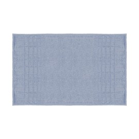 Mosobam Luxury Turkish XL Bath Mat 28X44 Allure Blue 1000 GSM Bamboo Viscose & Aegean Turkish Combed Cotton