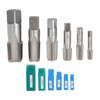6Pcs NPT Pipe Tap Set Thread HSS for Plumber Industrial