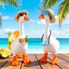 12 Set Desk Goose Outfits, Mini Desk Goose Clothes with