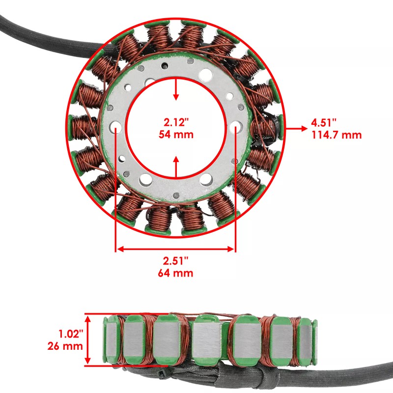 For Arctic Cat Stator for Arctic Cat Bearcat 454 2X4