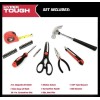 HYPER Tough 27pc Tool Kit: Hammer,Pliers,