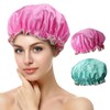 Shower Cap, Pack of 2 Waterproof Shower Caps, Shower Cap