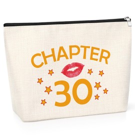 30th Birthday Gifts for Women Cosmetic Bag 30 Year Old Lady Gift for Her Friends Sister Daughter Wife Mum Colleague Makeup Travel Pouch Happy 30th Birthday Presents Toiletry Bag