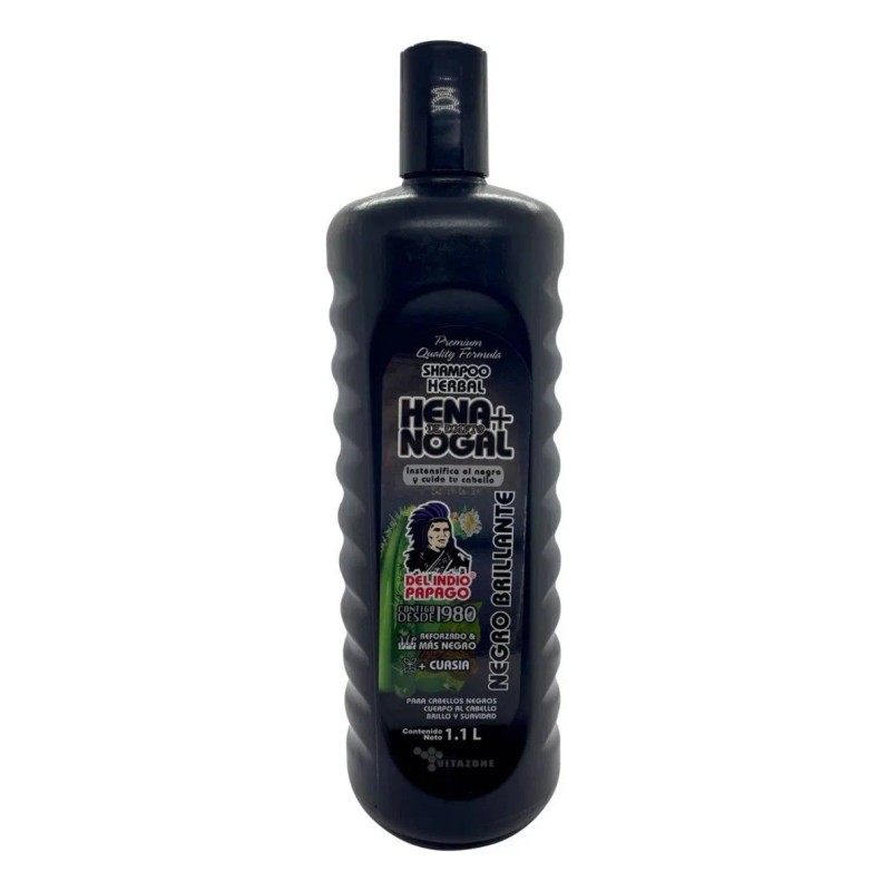 Shampoo Hena Y Nogal 1.1 Lt Indio Papago.