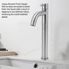 Single Cold Water Kitchen Faucet Stainless Steel Single Hole Bathroom