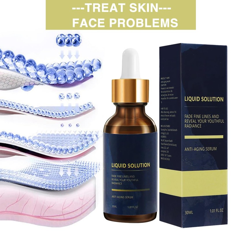 Face Serum, Instant Effect Face, Serum for Deep Wrinkles, Liquid