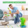 EagleStone Movable Dinosaur Shooting Toys for Kids 5-7 with Spraying,