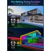 Prowemst 132FT IP67 WiFi RGB Outdoor Led Strip Lights Waterproof