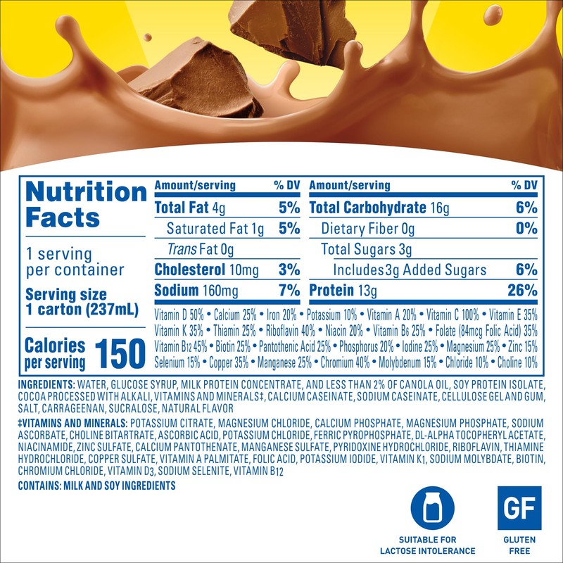 Carnation Breakfast Essentials Light Start Nutritional Drink, 13g Protein Ready-to-Drink,